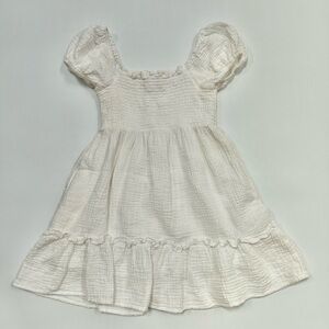 Frankie by Francesca’s girls size 12 white short sleeve mini dress